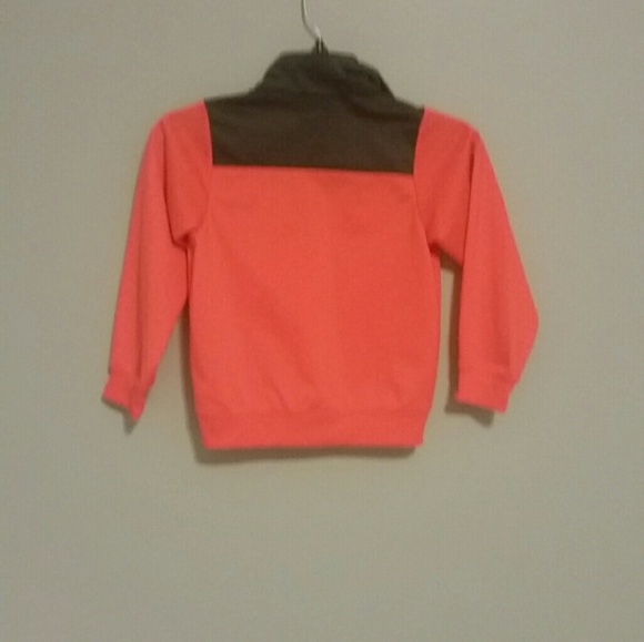 Nike Kids Jacket Unisex Size 6 Orange/Gray/White - Picture 2 of 4